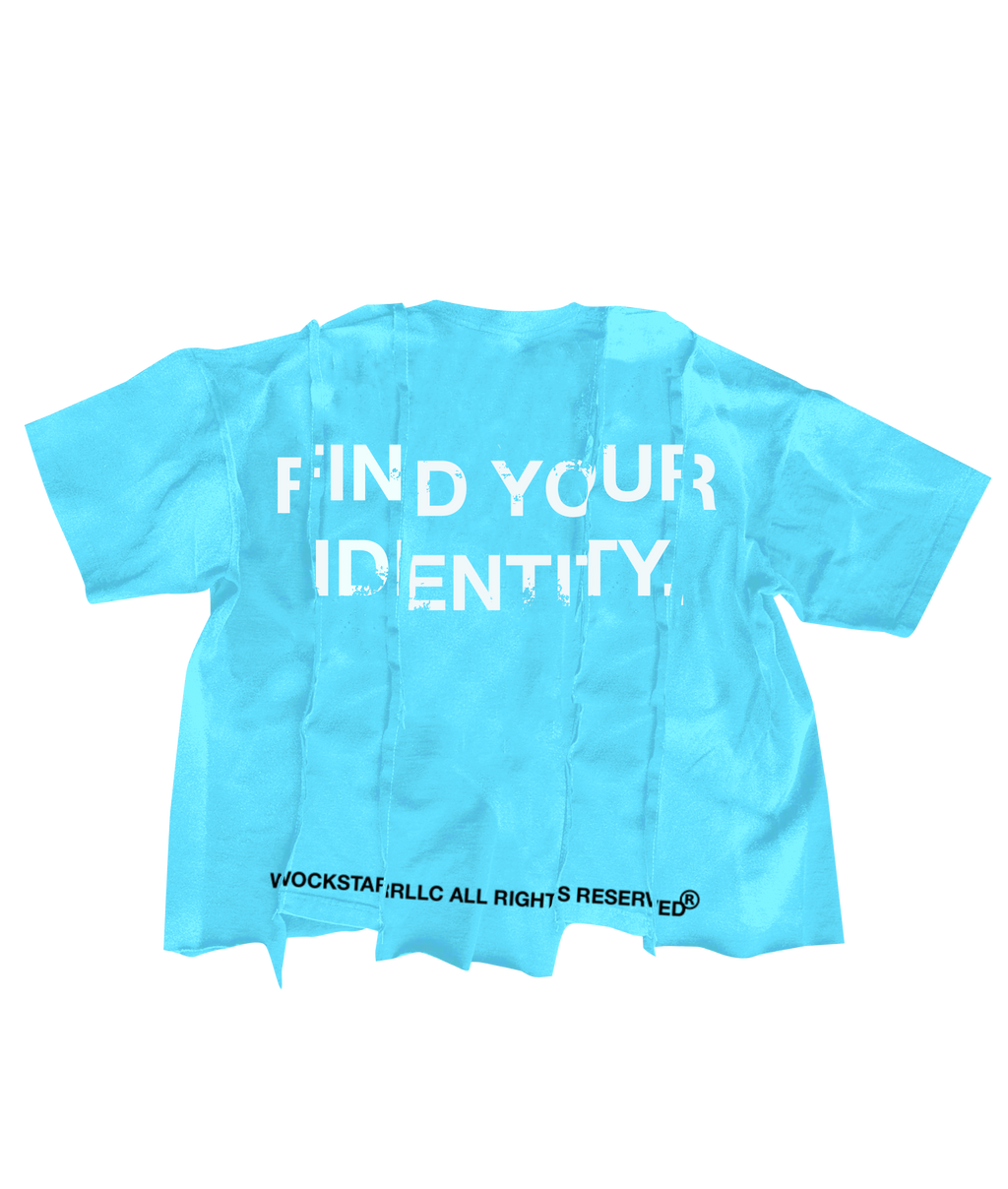 PASTEL BLUE “FYID” TEE