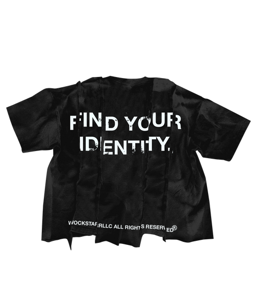 BLACK “FYID” TEE