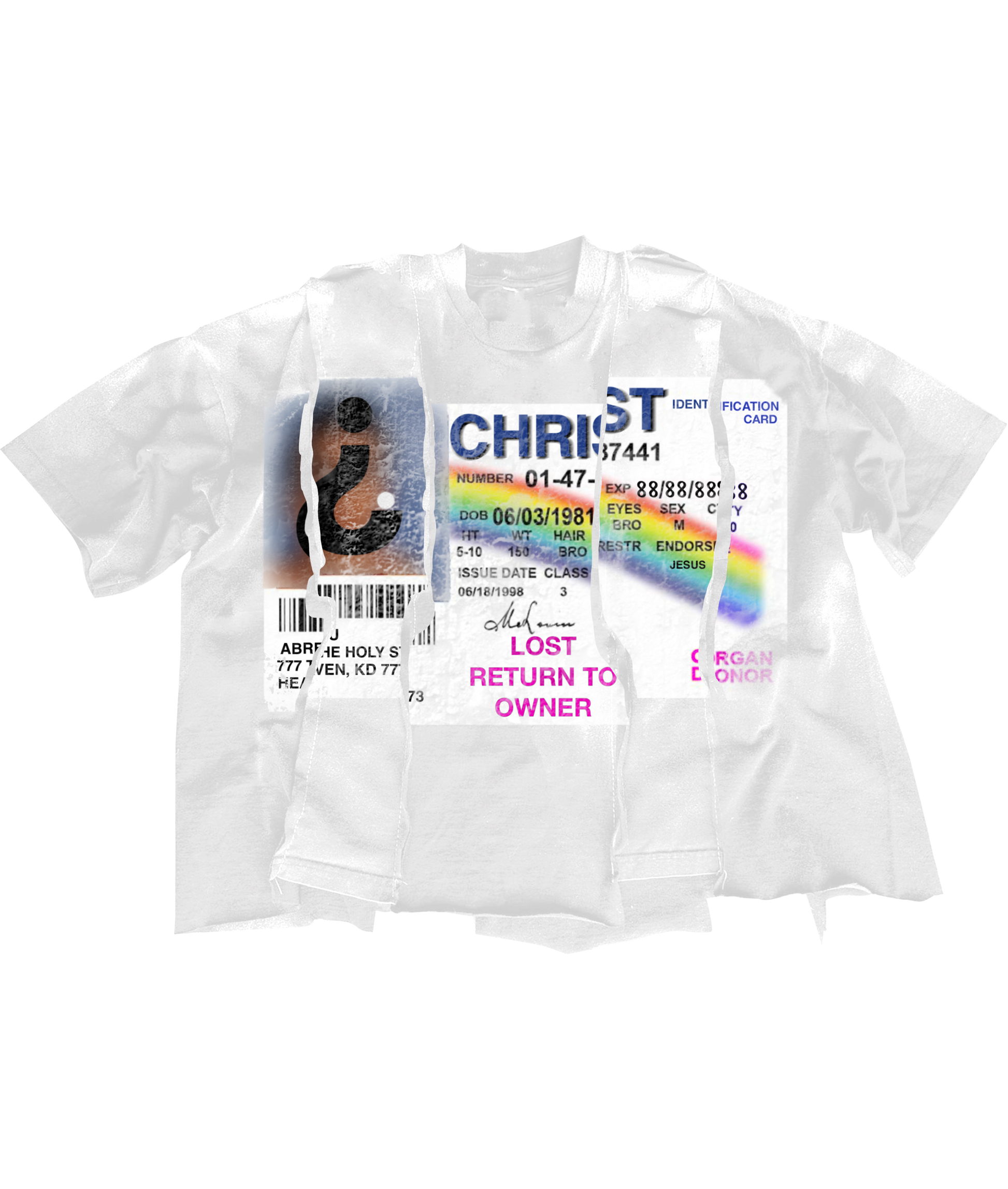 WHITE “FYID” TEE