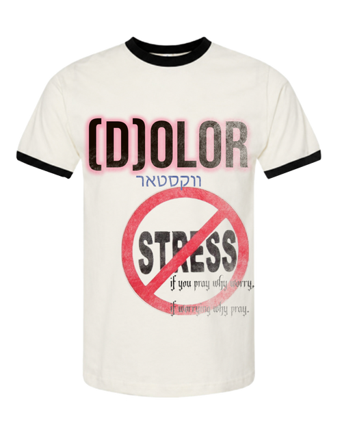 Black Dolor x Wockstarr “Pray Don’t Worry” Ringer Tee