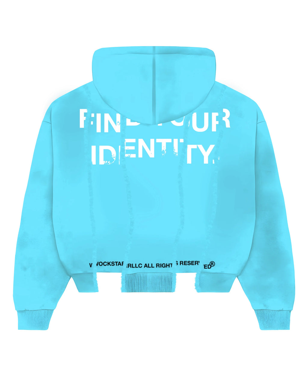PASTEL BLUE “FYID” ZIP UP